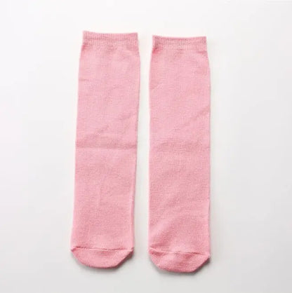 Children's socks wholesale infant kids knee high girl cartoon toddler baby socks cotton knee high long 2 to 10 Year kids socks