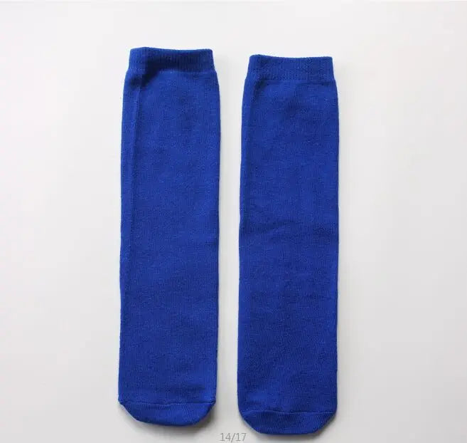 Children's socks wholesale infant kids knee high girl cartoon toddler baby socks cotton knee high long 2 to 10 Year kids socks
