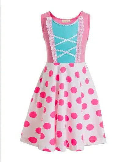 Jessie Costume Child buzz Costume Cowgirl Jessie Tunic Tank dress toddler dresses bo peep buzz lightyear alien forky dress girls C1023