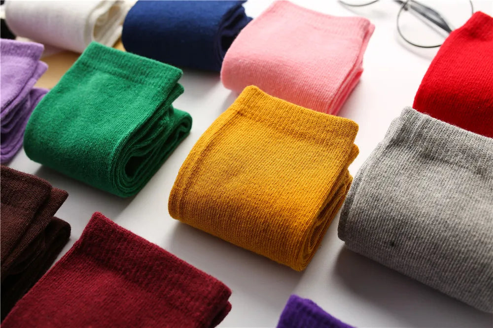 Children's socks wholesale infant kids knee high girl cartoon toddler baby socks cotton knee high long 2 to 10 Year kids socks