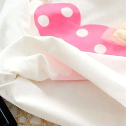 Baby Girls Clothing Set Fashion Bow Dot T shirt+ Pant Suit Kids Cotton Tracksuit Children Spring Long Sleeve Clothes C1078