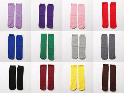 Children's socks wholesale infant kids knee high girl cartoon toddler baby socks cotton knee high long 2 to 10 Year kids socks