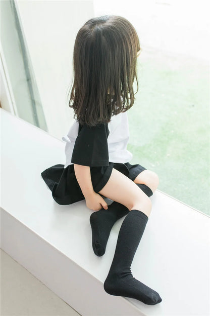 Children's socks wholesale infant kids knee high girl cartoon toddler baby socks cotton knee high long 2 to 10 Year kids socks
