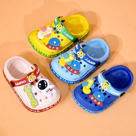 New Children Kids Baby Boys Girls Mules Clogs Summer Soft Sole Garden Beach Slippers Sandals Cave Hole Baby Shoes for Boys Girls C1013