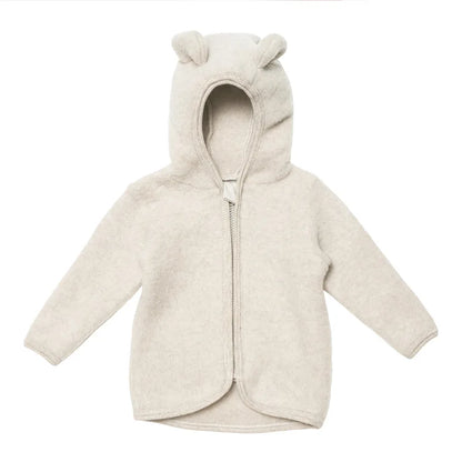 Children's Ear-Shaped Coat 2025 Autumn Winter New Cute Baby Warm Clothing