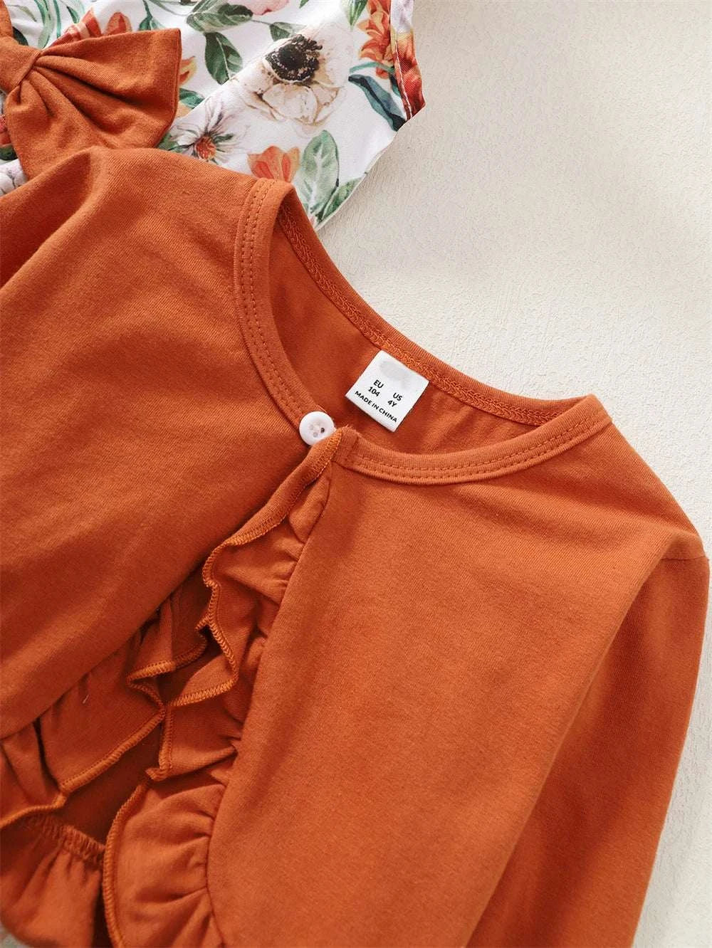 2PCS Kids Girl Clothes Set Long Sleeved Cardigan+Sleeveless A- Line Dress Summer Fashion Dresses Costume for Kids Girl 4-7Years C1053