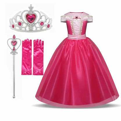 Girls Princess Dress 2023 Girl Encanto Cosplay Princess Elsa Costume Kids Birthday Party Halloween Carnival Party Fancy Dress C1025