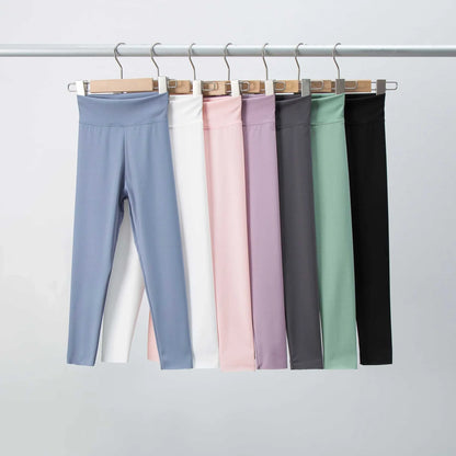 Girls shark pants spring and autumn thin elastic sports leggings for 7-13 years old girls in multiple colors