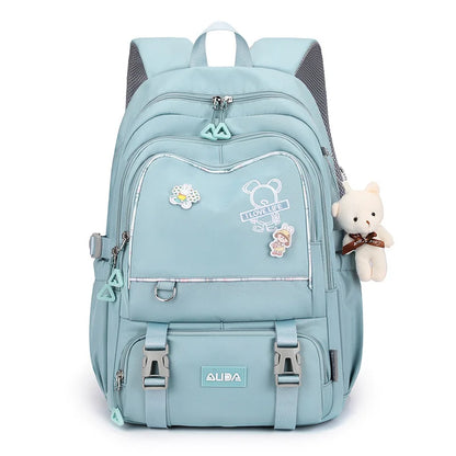 Children School Bags For Girls Large Schoolbag Kawaii Primary School Backpack Kids Book Bag Waterproof Laptop Travel Rucksack