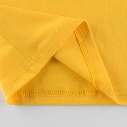 Solid Color Blank Shirt Boys Kid Children's Clothing 2024 Autumn Clothes Patchwork Long Sleeve T-shirt for Girls Cotton Tops Tees C1018
