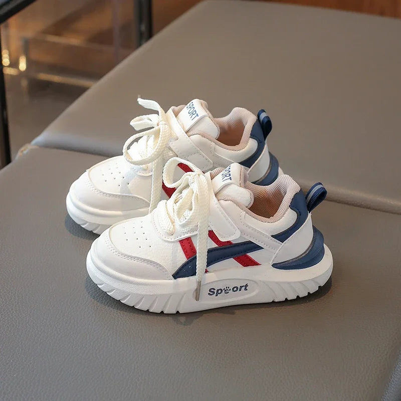 2025 Children Shoes for Girls Boys Spring New Fashion Korean Style Soft Bottom Non-slip Versatile Baby Learning Walking Shoes