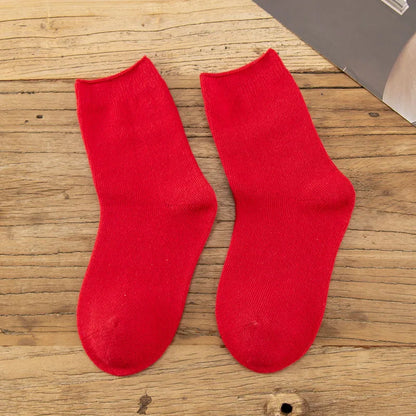 Children's Socks Cotton Colorful Harajuku Retro Boys Girls Black Socks Kids Klein Blue School Casual In Tube Solid Sox Stylish
