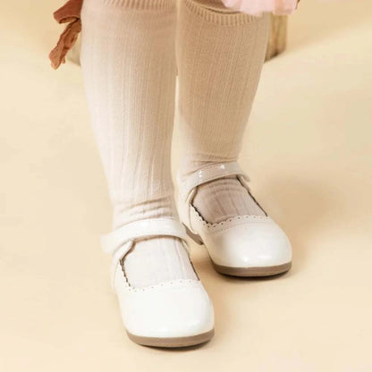 Girls Soft Bottom Multi-color Leather Spring Autumn New Baby Girl Bright Color Leather England Style Breathable Princess Shoes C1087