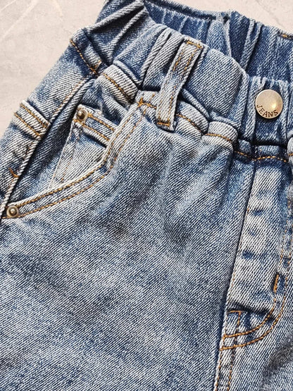 5123 Winter warm 4-12 years Kids Boys' Jeans soft denim and fleece boys clothing C1102