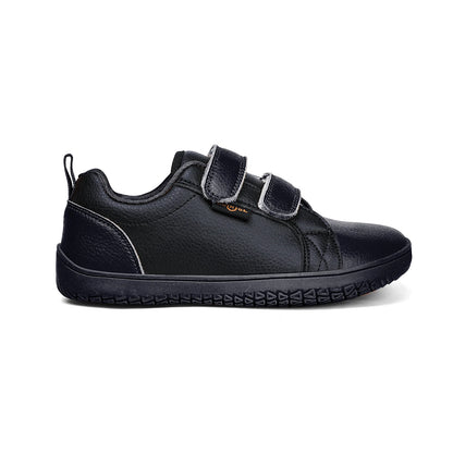 Kids Barefoot Shoes Boys Girls Wide Toe Minimalist Fashion Sneakers Lightweight Hook Loop Artificial Leather Walking Flats