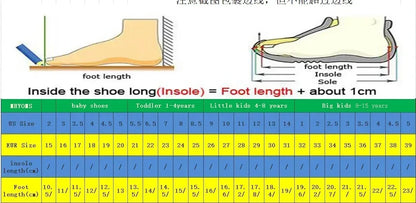 Children's Shoes Sneakers For Running Shoes Autumn Winter Outdoor Sneaker Anti-Slip Children Soft Bottom Girl Boy Sport Shoes