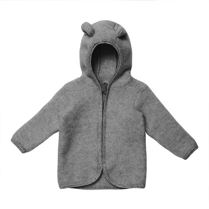 Children's Ear-Shaped Coat 2025 Autumn Winter New Cute Baby Warm Clothing