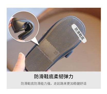 Children Shoes 2025 Spring Autumn Kids Casual Shoes Boys Loafers Soft PU Leather Toddler Slip-on Shoes For Boy