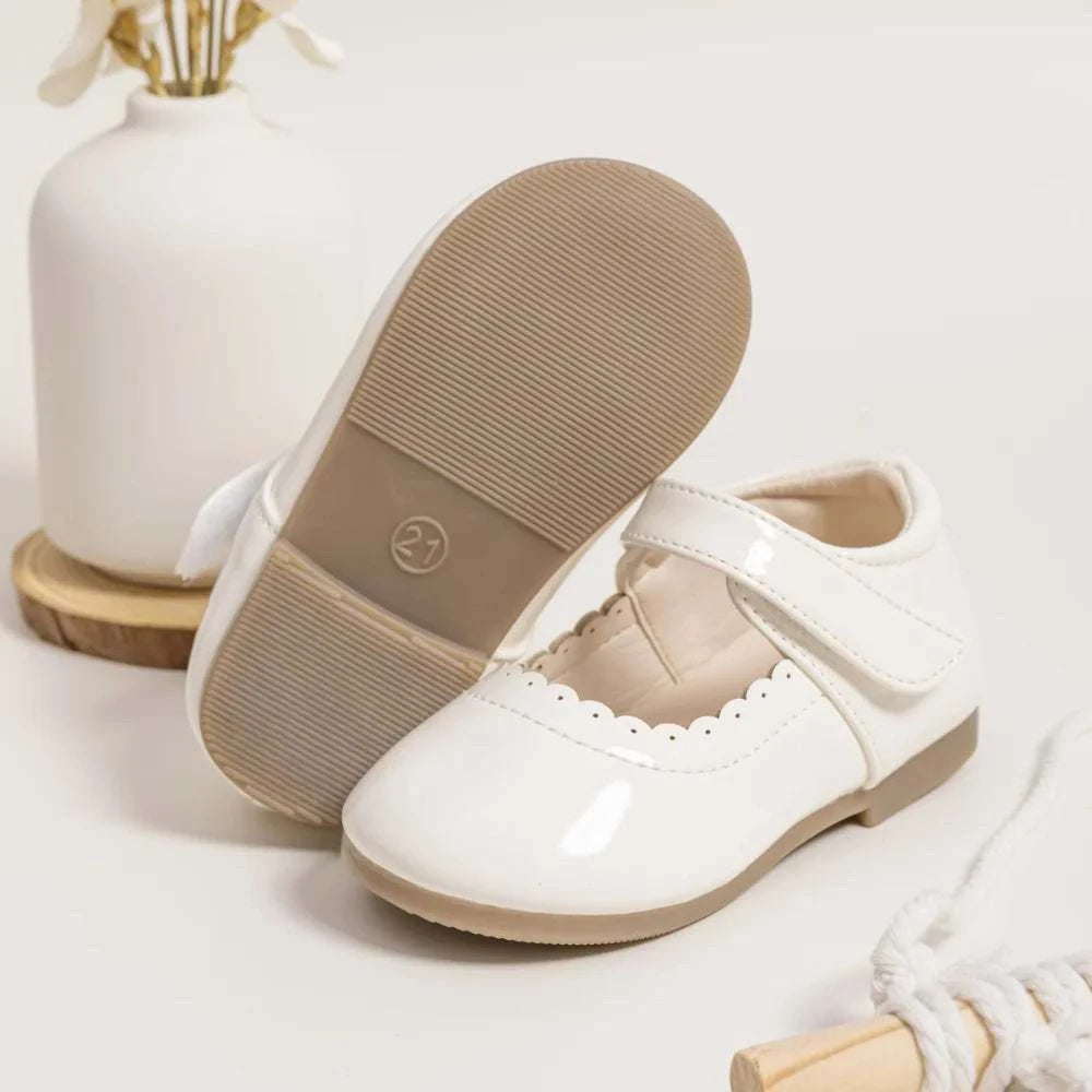 Girls Soft Bottom Multi-color Leather Spring Autumn New Baby Girl Bright Color Leather England Style Breathable Princess Shoes C1087