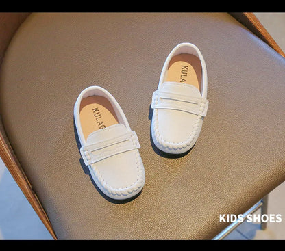 Children Shoes 2025 Spring Autumn Kids Casual Shoes Boys Loafers Soft PU Leather Toddler Slip-on Shoes For Boy