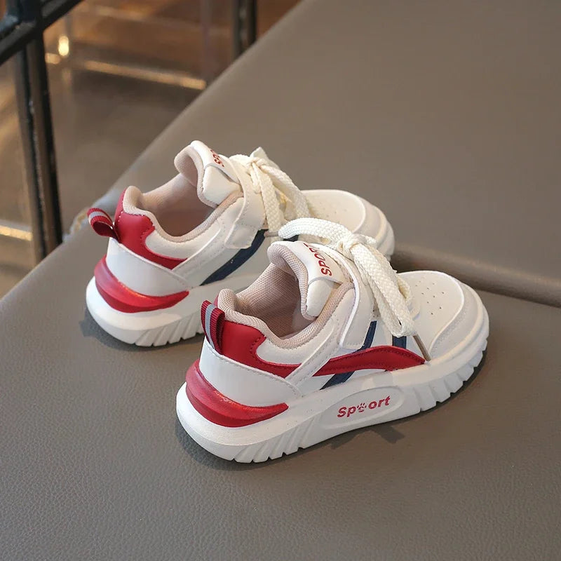 2025 Children Shoes for Girls Boys Spring New Fashion Korean Style Soft Bottom Non-slip Versatile Baby Learning Walking Shoes