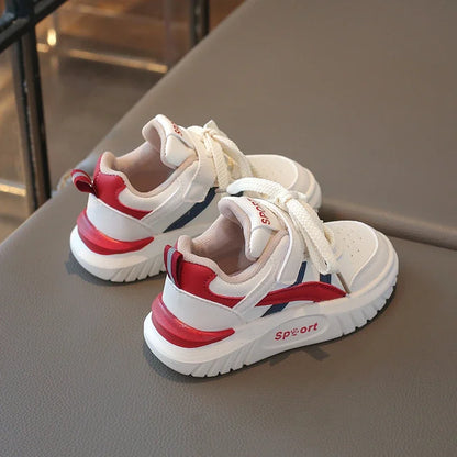 2025 Children Shoes for Girls Boys Spring New Fashion Korean Style Soft Bottom Non-slip Versatile Baby Learning Walking Shoes