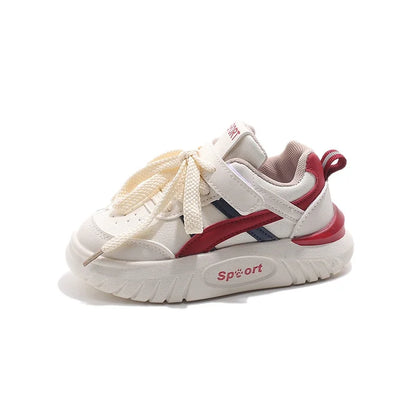 2025 Children Shoes for Girls Boys Spring New Fashion Korean Style Soft Bottom Non-slip Versatile Baby Learning Walking Shoes