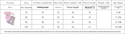 European and American Easter Children's Clothing, Girls Letter Printed Short Sleeved Bunny Bell Bottom Pants+bow Tie 3 Piece Set