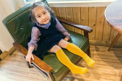 Warm Long Socks Kids Toddler Kids Socks Cartoon Knee height socks Eyes for girls boys socks cotton for christmas sock