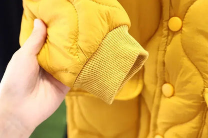 Children Coats Winter Jacket for Girl Boys Winter Top Coat Kids Warm Thicken Velvet Hooded Baby Coats Causal Outerwear