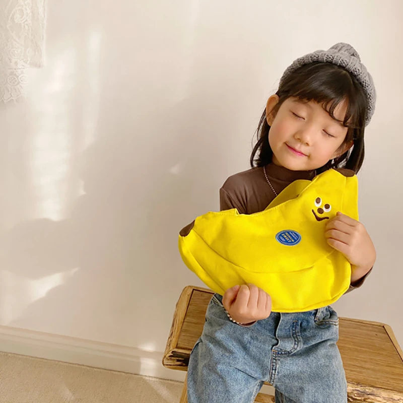 Children's Banana Bag Handbag Girl Baby Coin Purse Mommy Bag