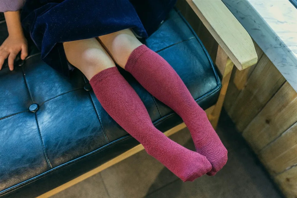 Warm Long Socks Kids Toddler Kids Socks Cartoon Knee height socks Eyes for girls boys socks cotton for christmas sock