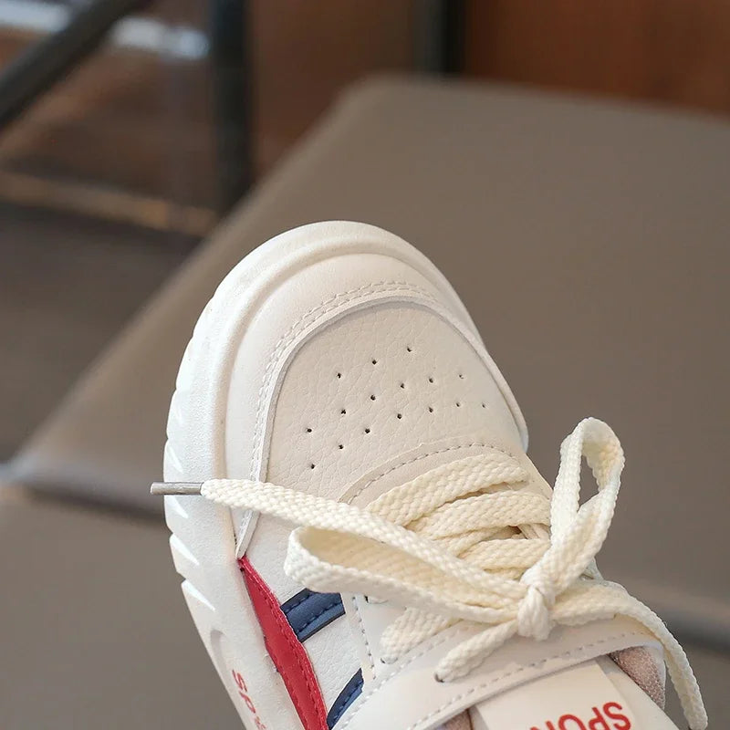 2025 Children Shoes for Girls Boys Spring New Fashion Korean Style Soft Bottom Non-slip Versatile Baby Learning Walking Shoes