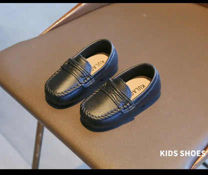 Children Shoes 2025 Spring Autumn Kids Casual Shoes Boys Loafers Soft PU Leather Toddler Slip-on Shoes For Boy