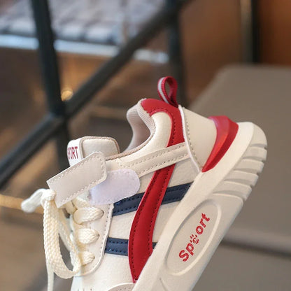 2025 Children Shoes for Girls Boys Spring New Fashion Korean Style Soft Bottom Non-slip Versatile Baby Learning Walking Shoes