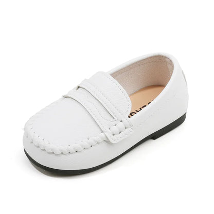 Children Shoes 2025 Spring Autumn Kids Casual Shoes Boys Loafers Soft PU Leather Toddler Slip-on Shoes For Boy