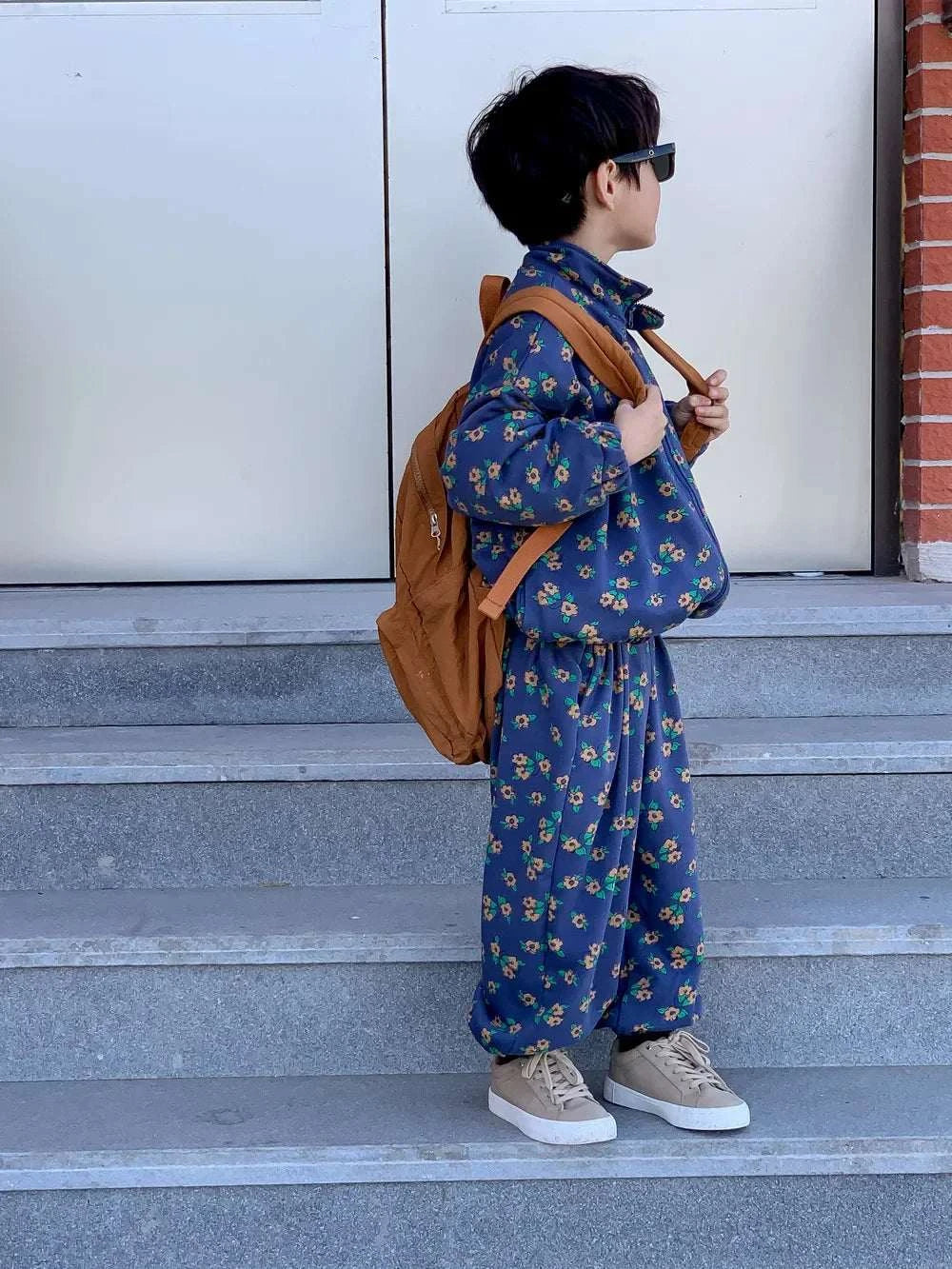 Children's Set Spring Autumn Boys Girls Printed Two Piece Set Children's Casual Clothing Set Sibling Clothing Kids Boys Clothes C1080