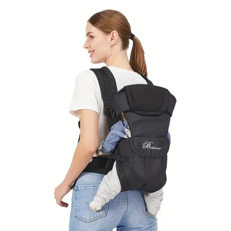 Beth Bear Baby Carrier Backpack Breathable Front Facing 4 in 1 Infant Comfortable Sling Backpack Pouch Wrap Baby Kangaroo C1002