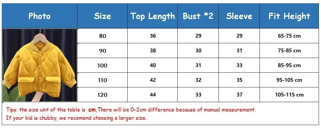 Children Coats Winter Jacket for Girl Boys Winter Top Coat Kids Warm Thicken Velvet Hooded Baby Coats Causal Outerwear