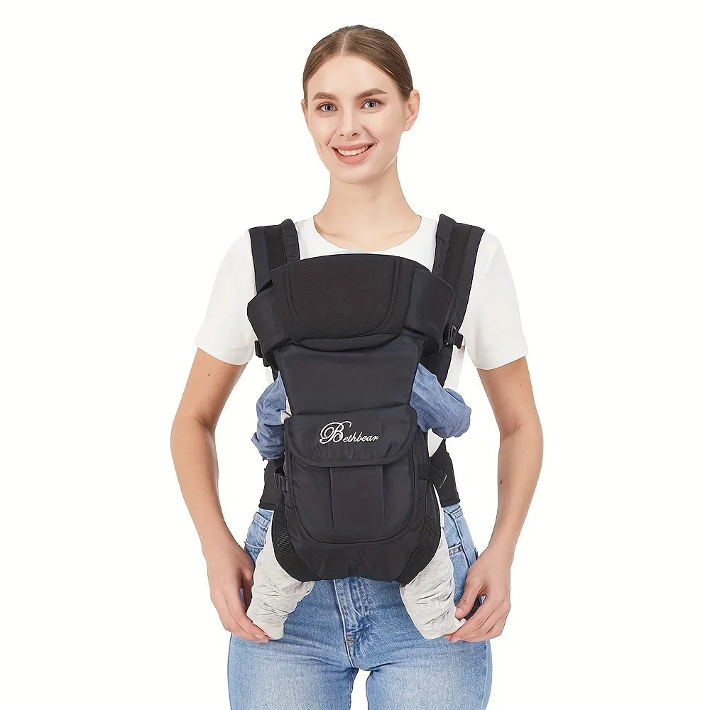Beth Bear Baby Carrier Backpack Breathable Front Facing 4 in 1 Infant Comfortable Sling Backpack Pouch Wrap Baby Kangaroo C1002