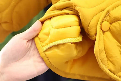 Children Coats Winter Jacket for Girl Boys Winter Top Coat Kids Warm Thicken Velvet Hooded Baby Coats Causal Outerwear