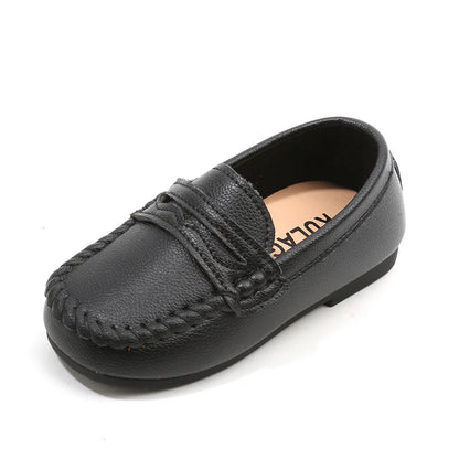 Children Shoes 2025 Spring Autumn Kids Casual Shoes Boys Loafers Soft PU Leather Toddler Slip-on Shoes For Boy