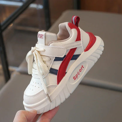 2025 Children Shoes for Girls Boys Spring New Fashion Korean Style Soft Bottom Non-slip Versatile Baby Learning Walking Shoes
