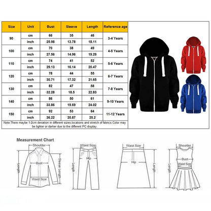Water And Wind Proof Jacket Zip Sweatshirt Girls Color Hoodie Boys Kids Top Long Sleeve Up Solid Boys Coat& Puffy Coat Kids C1107