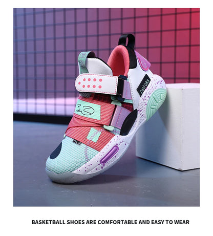 2025 New Children's Basketball Shoes For Boys Girls Non-slip Kids Sport Shoes Lightweight Outdoor Sneakers Trainers Footwear