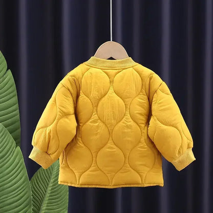 Children Coats Winter Jacket for Girl Boys Winter Top Coat Kids Warm Thicken Velvet Hooded Baby Coats Causal Outerwear