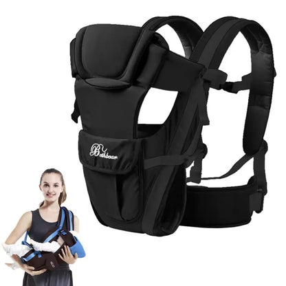 Beth Bear Baby Carrier Backpack Breathable Front Facing 4 in 1 Infant Comfortable Sling Backpack Pouch Wrap Baby Kangaroo C1002