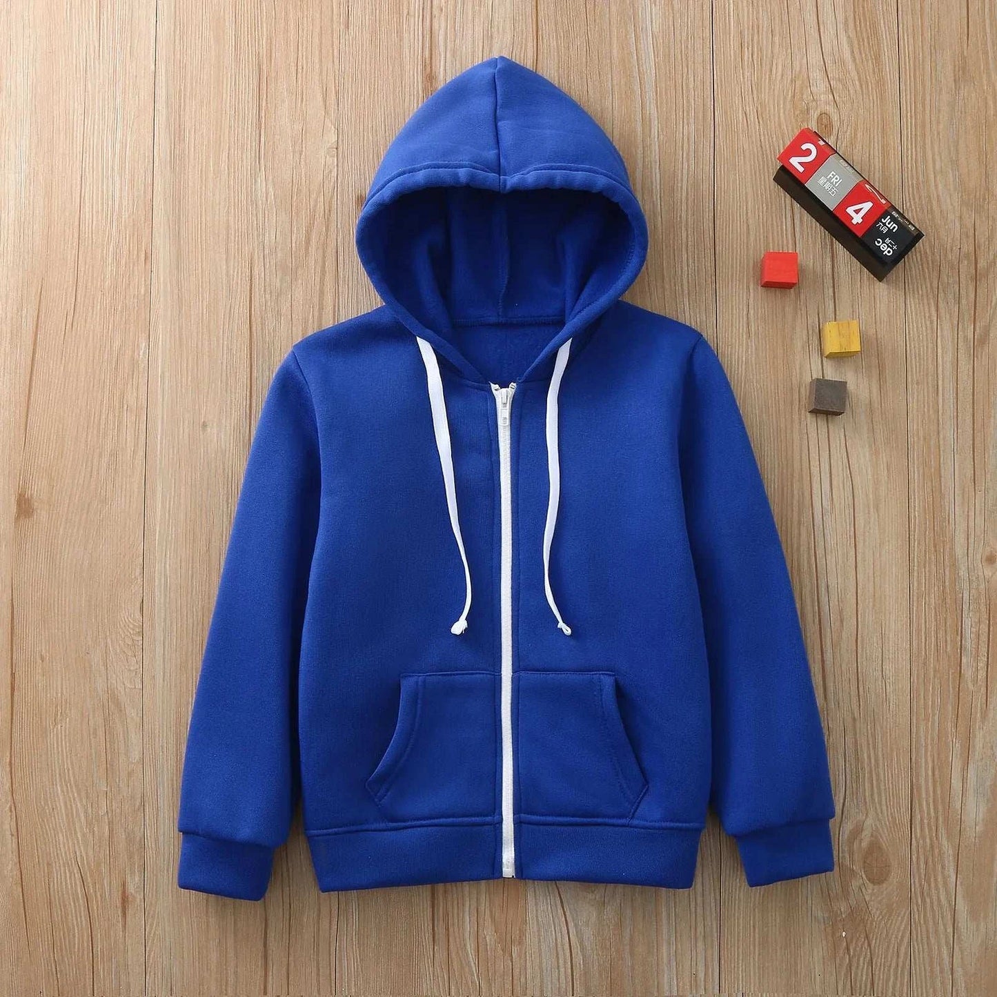 Water And Wind Proof Jacket Zip Sweatshirt Girls Color Hoodie Boys Kids Top Long Sleeve Up Solid Boys Coat& Puffy Coat Kids C1107